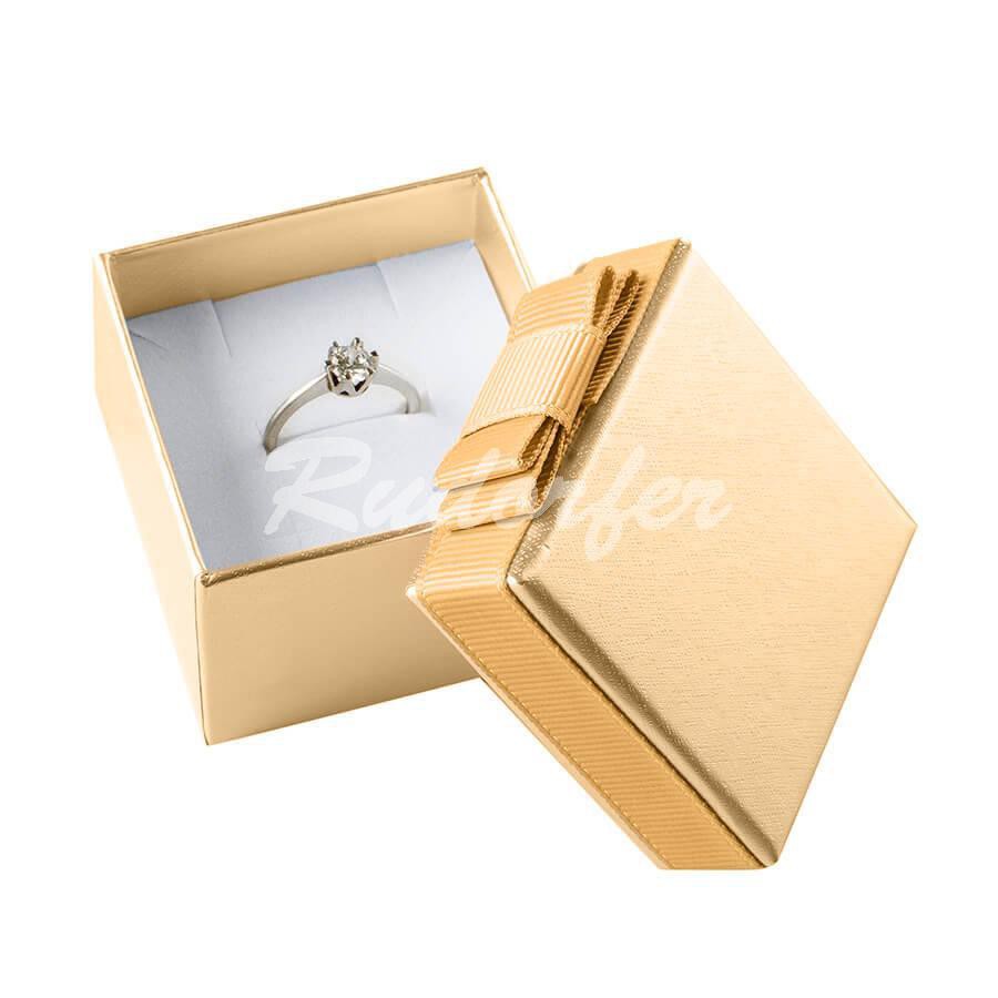 Cutie pentru inel din carton GALA pe auriu